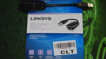 Linksys USB Ethernet Adapter Gigabit Unboxing